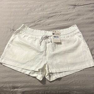 Salt Life Women's High Waist White Shorts